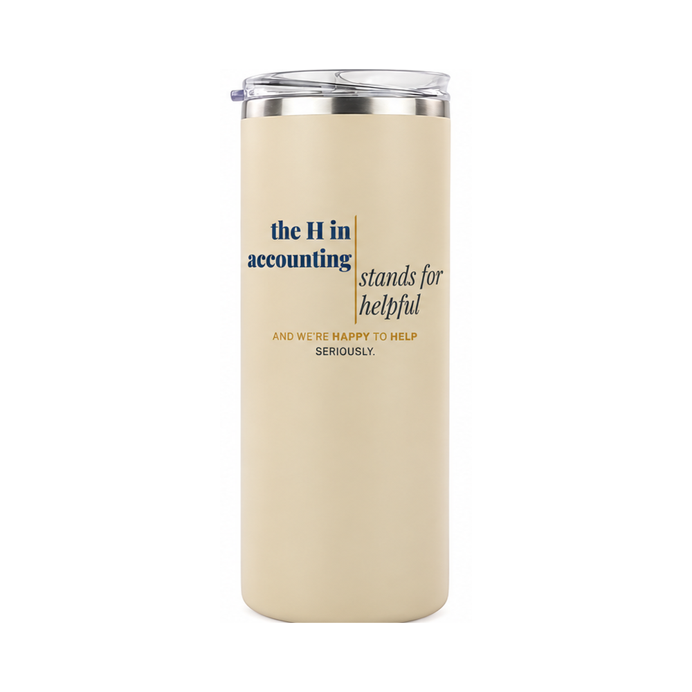 The H in Accounting | 20 oz Skinny Tumbler