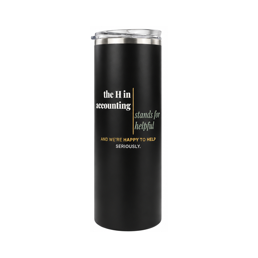 The H in Accounting | 20 oz Skinny Tumbler