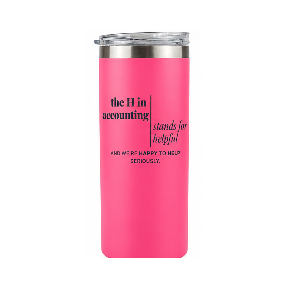 The H in Accounting | 20 oz Skinny Tumbler