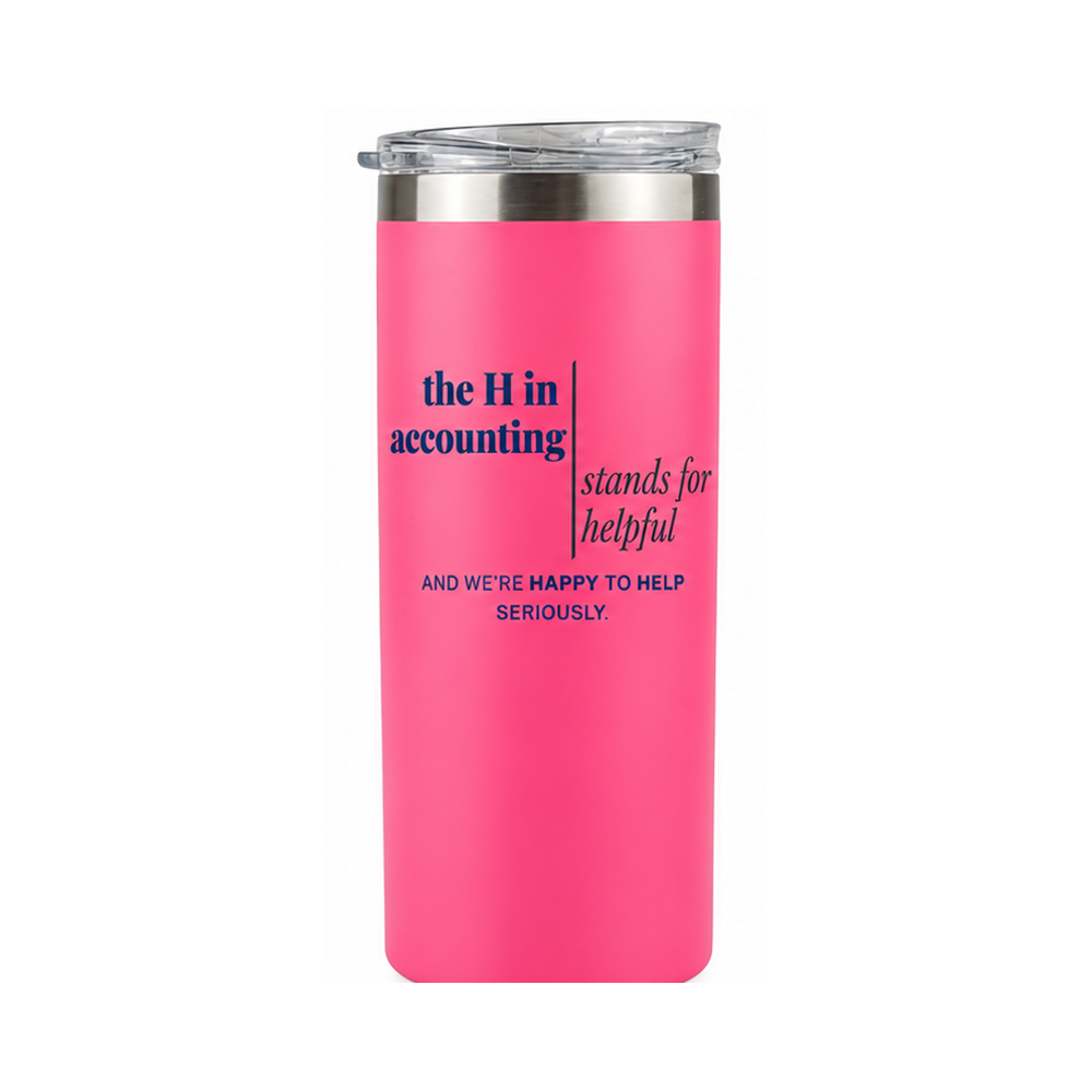 The H in Accounting | 20 oz Skinny Tumbler