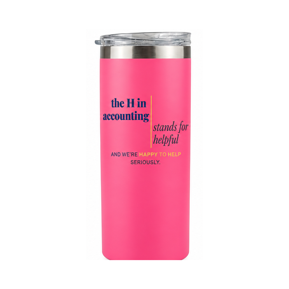 The H in Accounting | 20 oz Skinny Tumbler