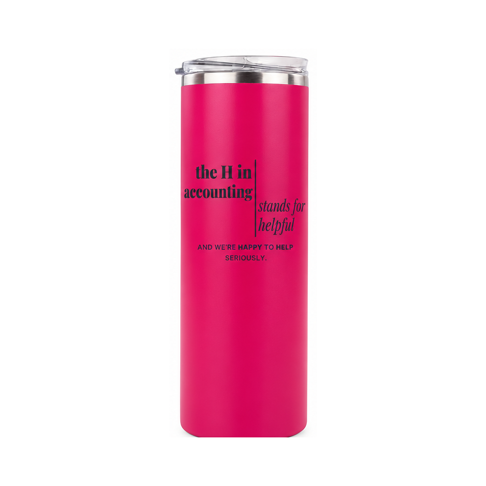 The H in Accounting | 20 oz Skinny Tumbler