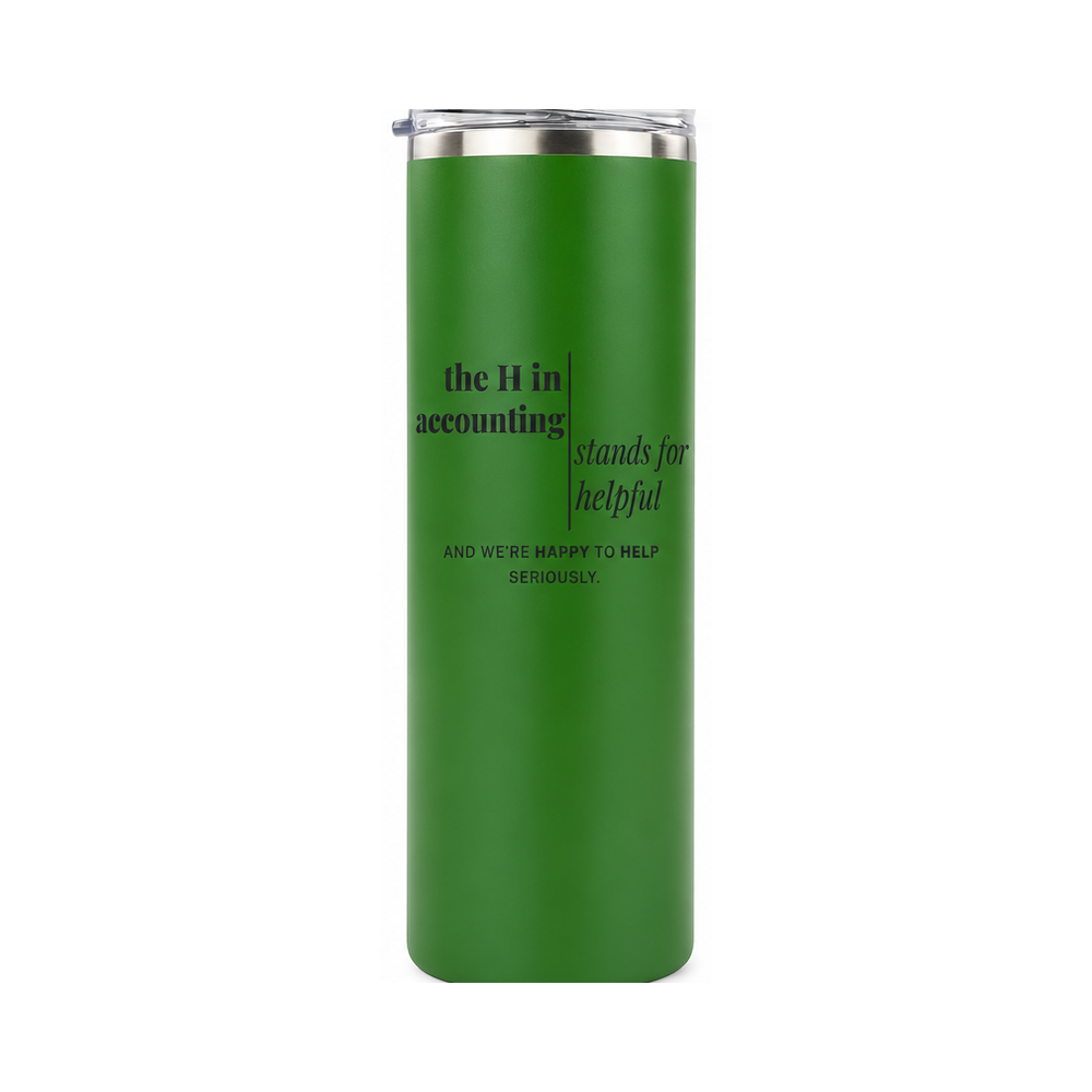 The H in Accounting | 20 oz Skinny Tumbler