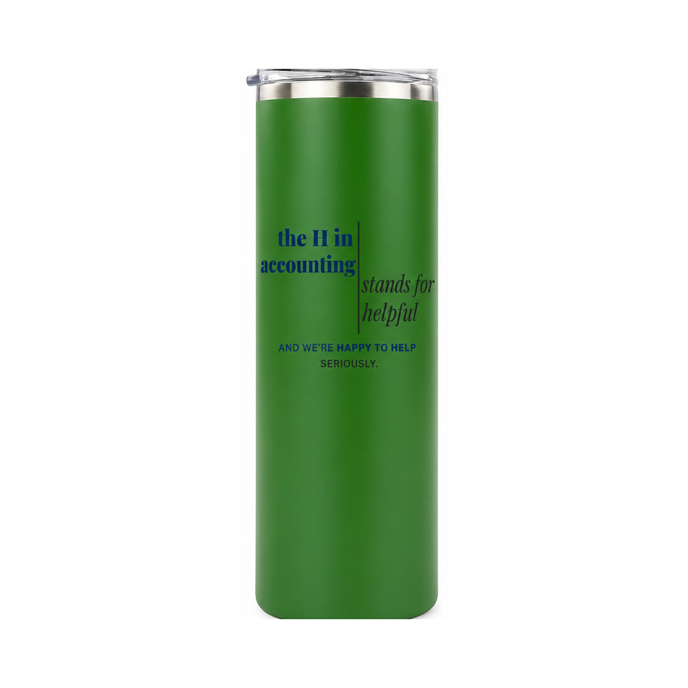 The H in Accounting | 20 oz Skinny Tumbler