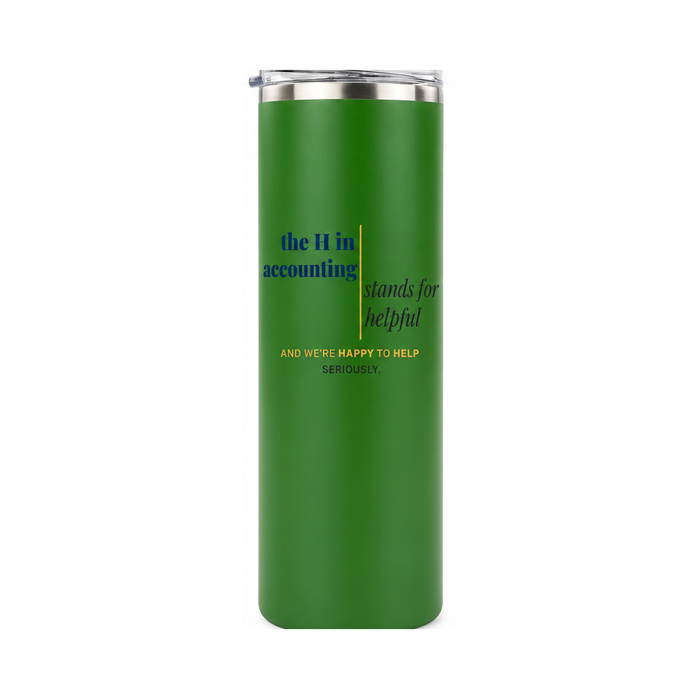 The H in Accounting | 20 oz Skinny Tumbler
