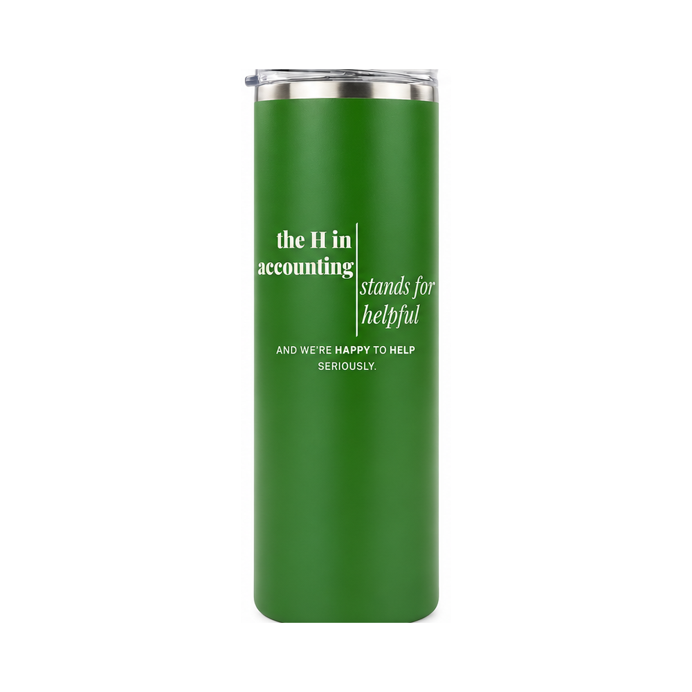 The H in Accounting | 20 oz Skinny Tumbler