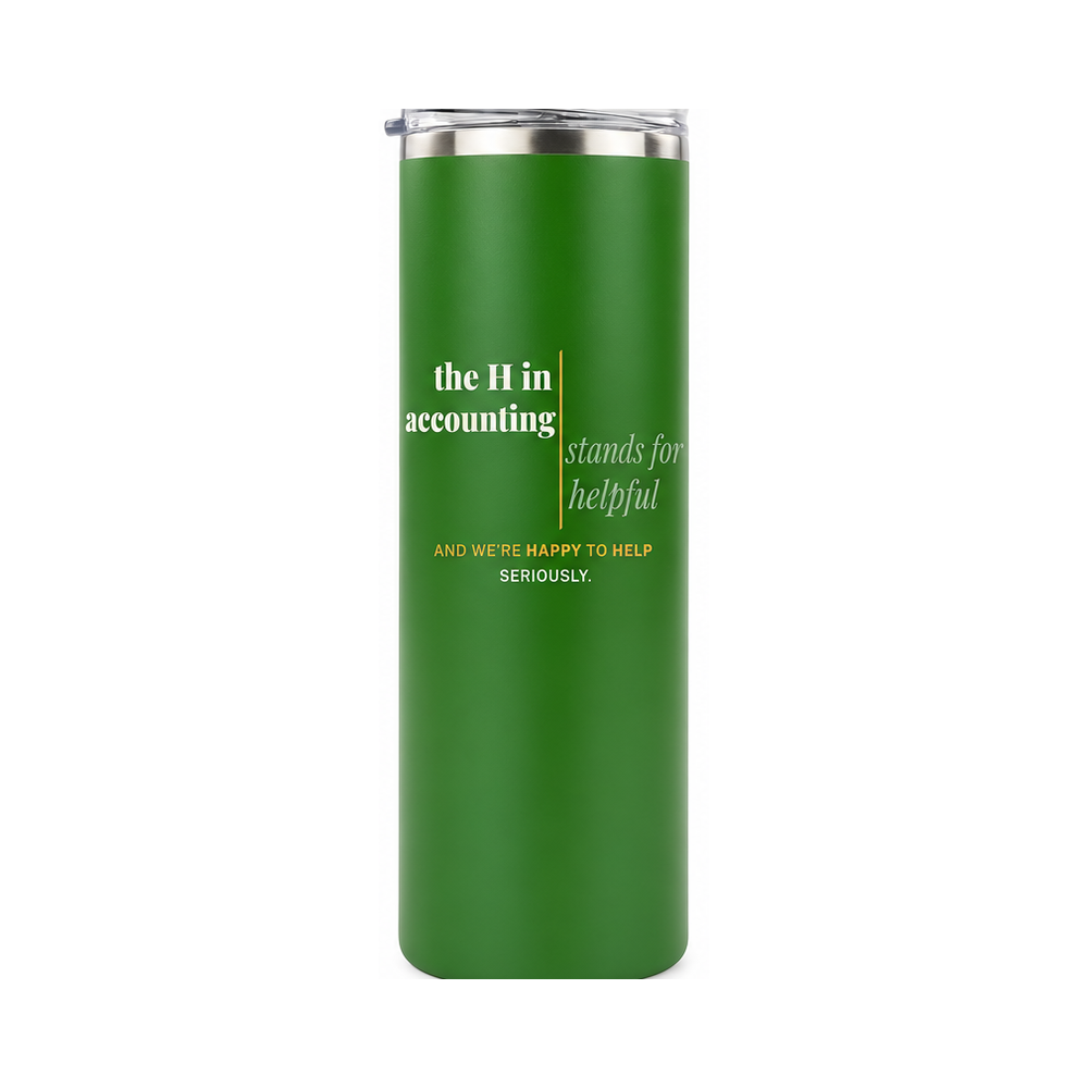 The H in Accounting | 20 oz Skinny Tumbler