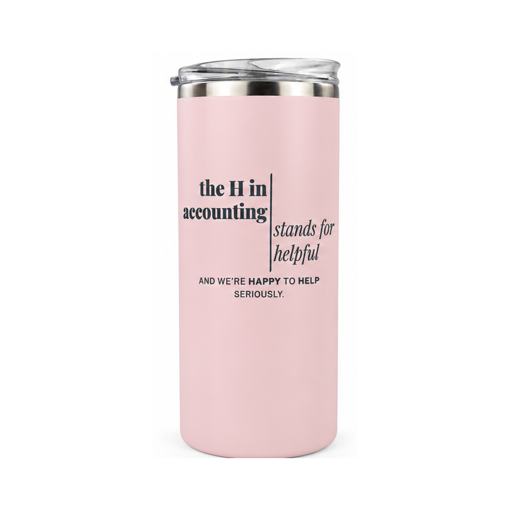 The H in Accounting | 20 oz Skinny Tumbler