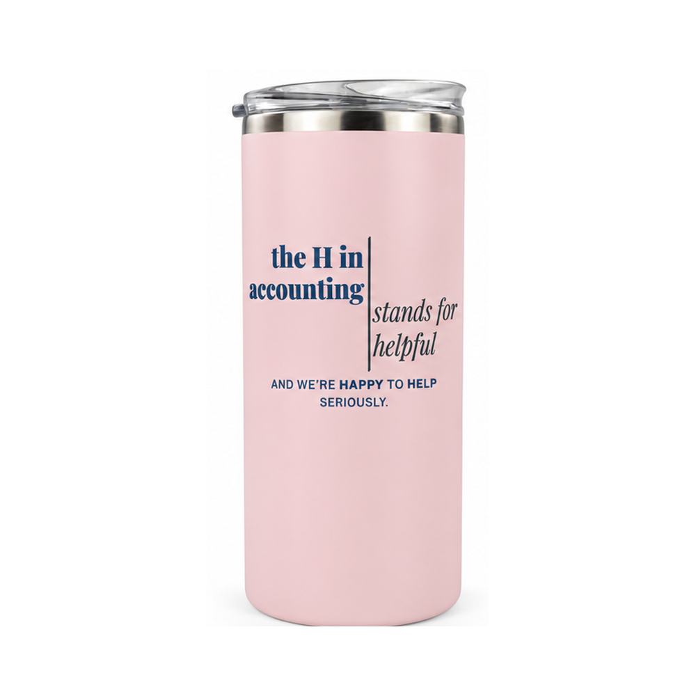 The H in Accounting | 20 oz Skinny Tumbler