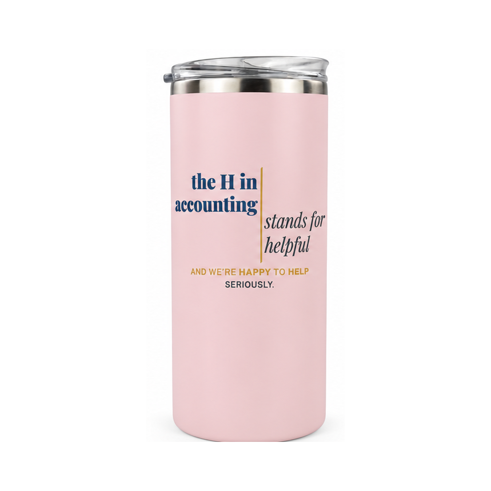 The H in Accounting | 20 oz Skinny Tumbler
