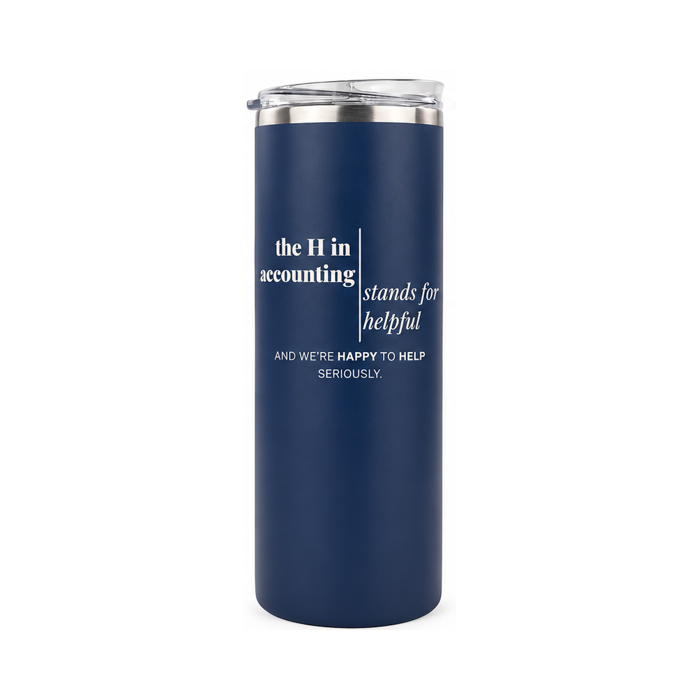 The H in Accounting | 20 oz Skinny Tumbler