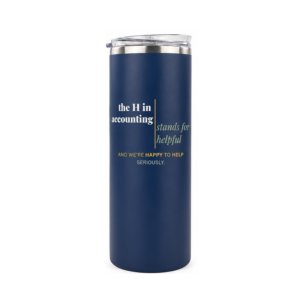 The H in Accounting | 20 oz Skinny Tumbler