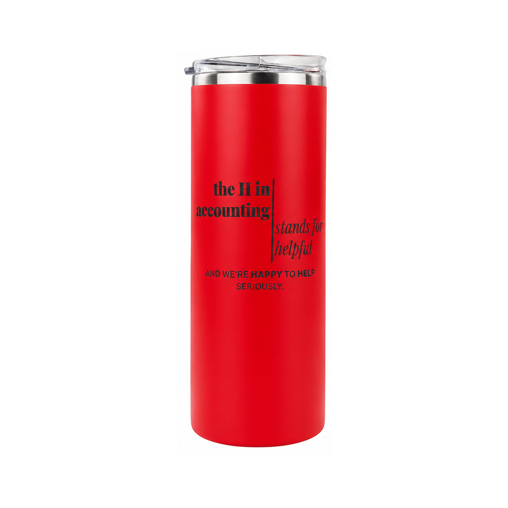 The H in Accounting | 20 oz Skinny Tumbler