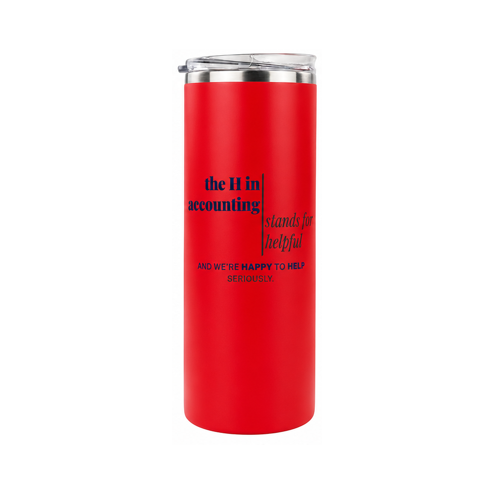 The H in Accounting | 20 oz Skinny Tumbler