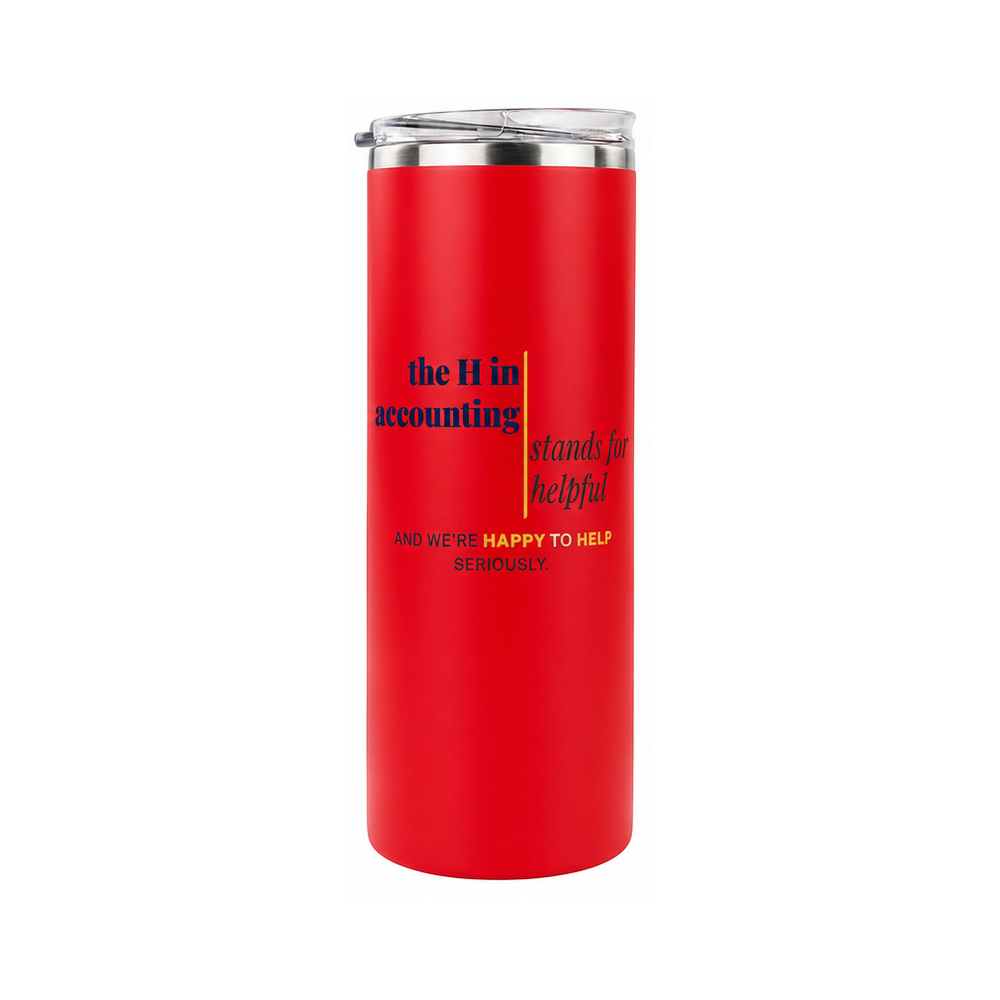 The H in Accounting | 20 oz Skinny Tumbler