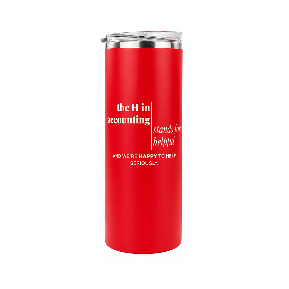 The H in Accounting | 20 oz Skinny Tumbler