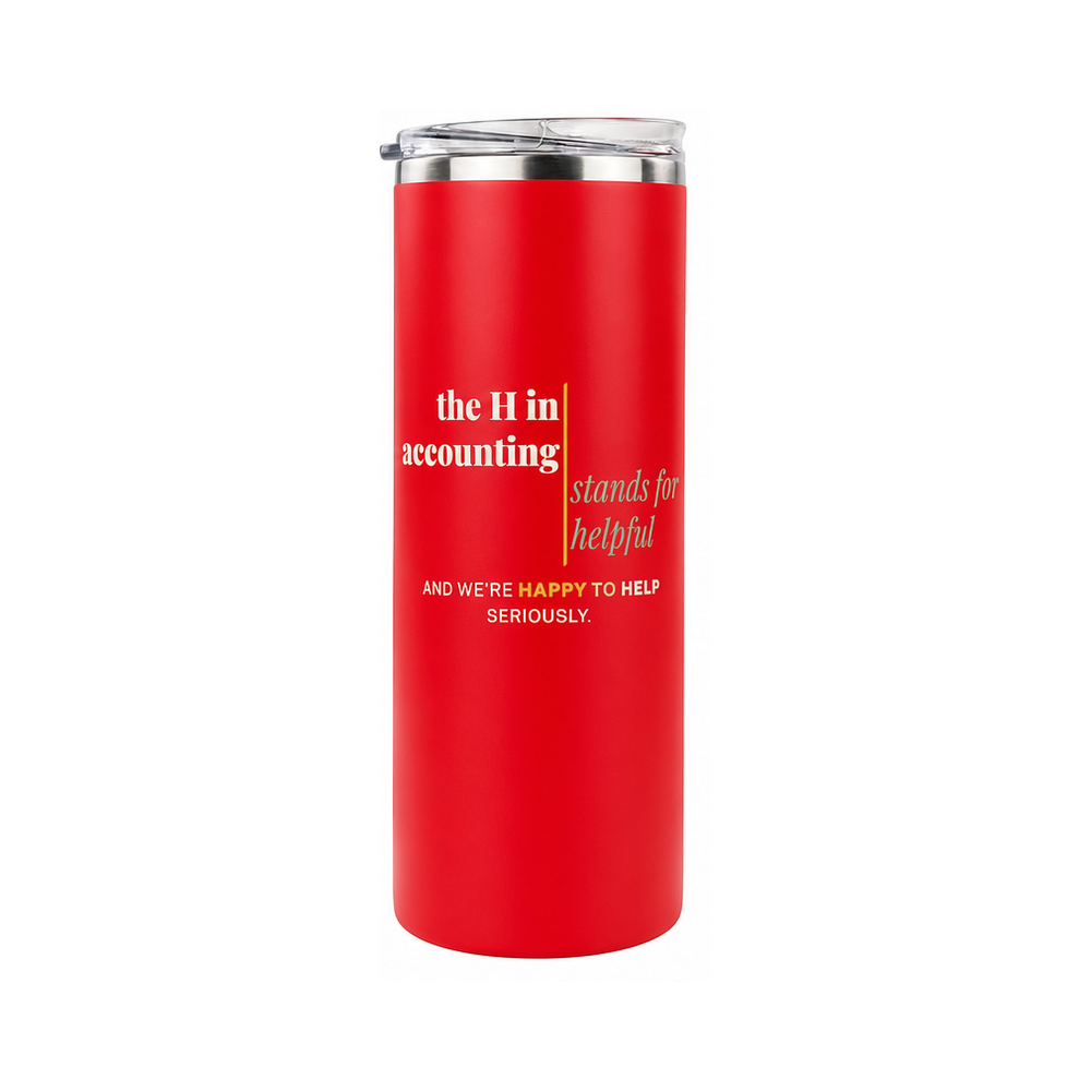 The H in Accounting | 20 oz Skinny Tumbler
