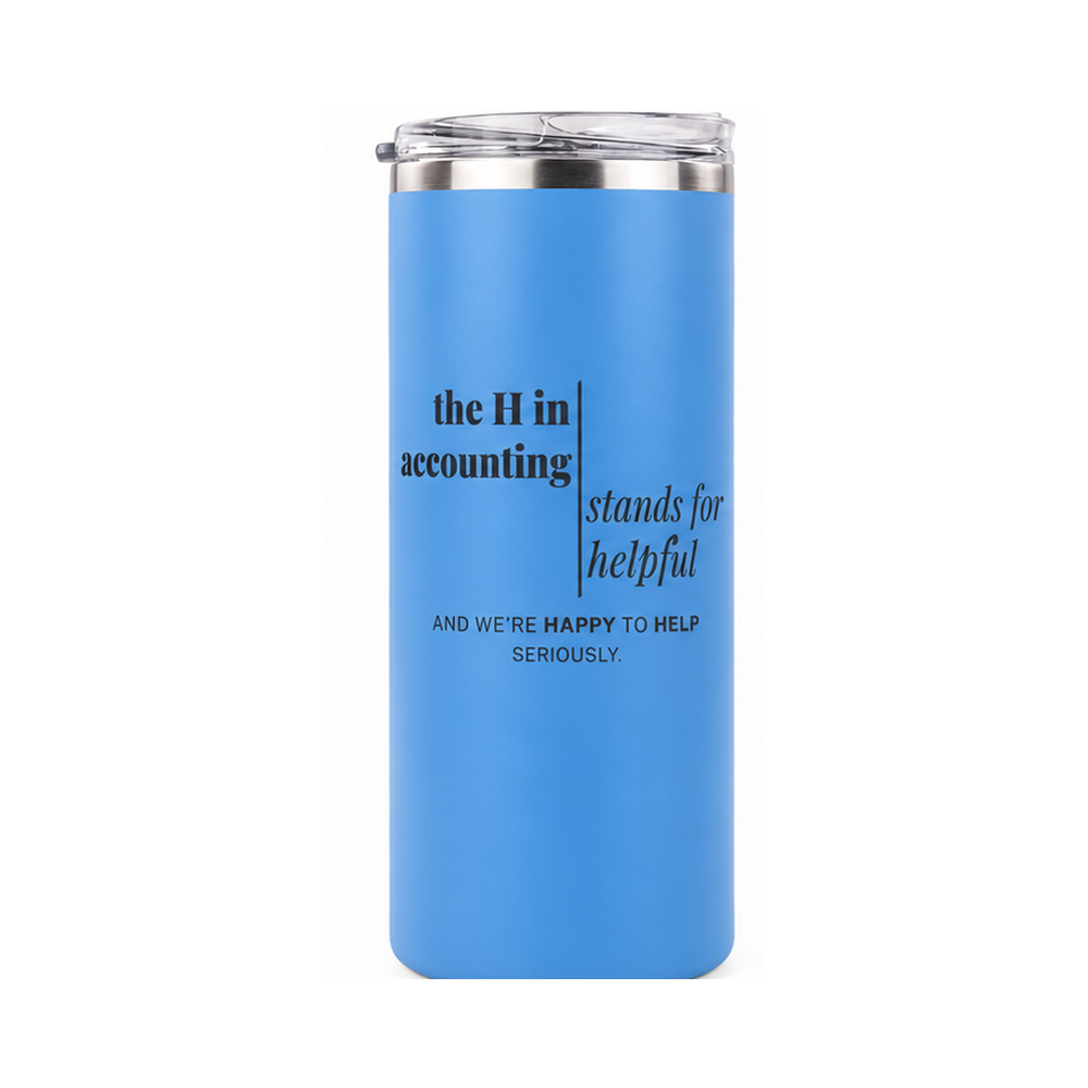 The H in Accounting | 20 oz Skinny Tumbler
