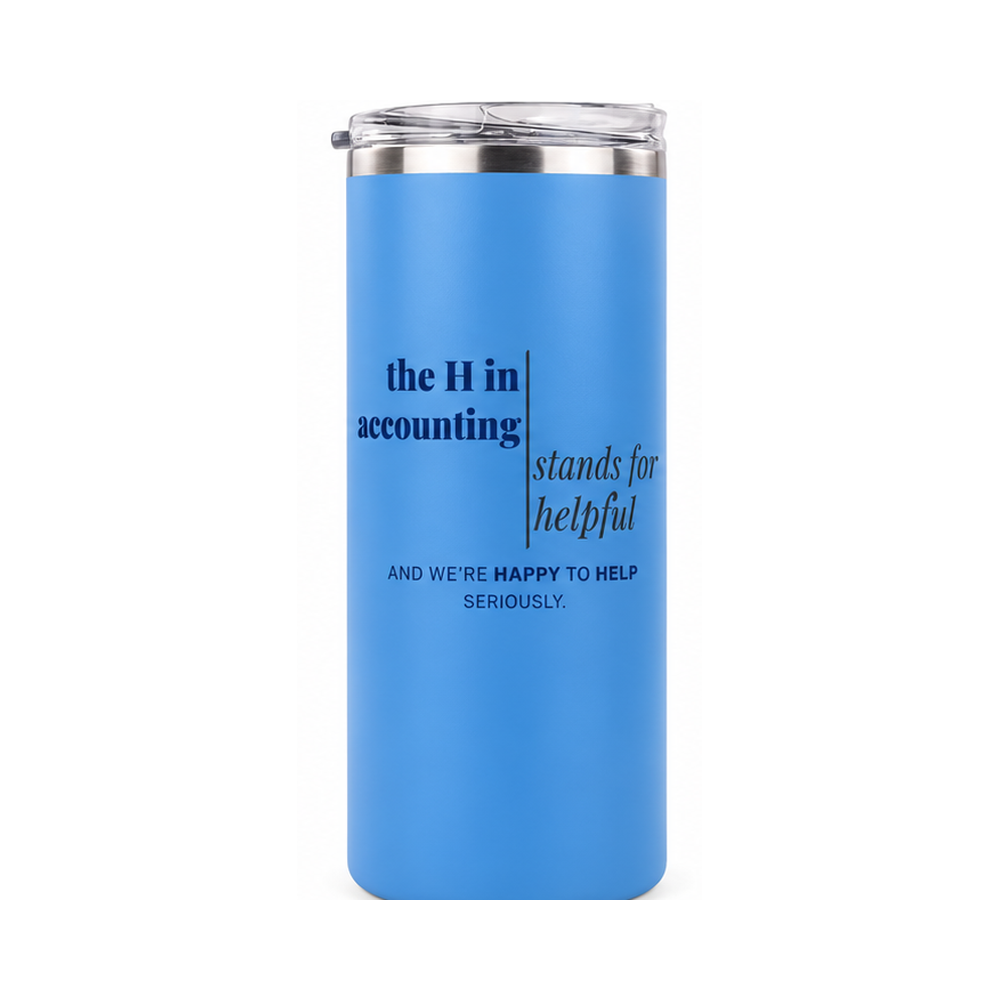 The H in Accounting | 20 oz Skinny Tumbler