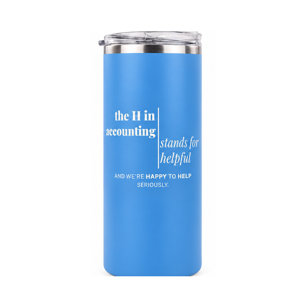 The H in Accounting | 20 oz Skinny Tumbler