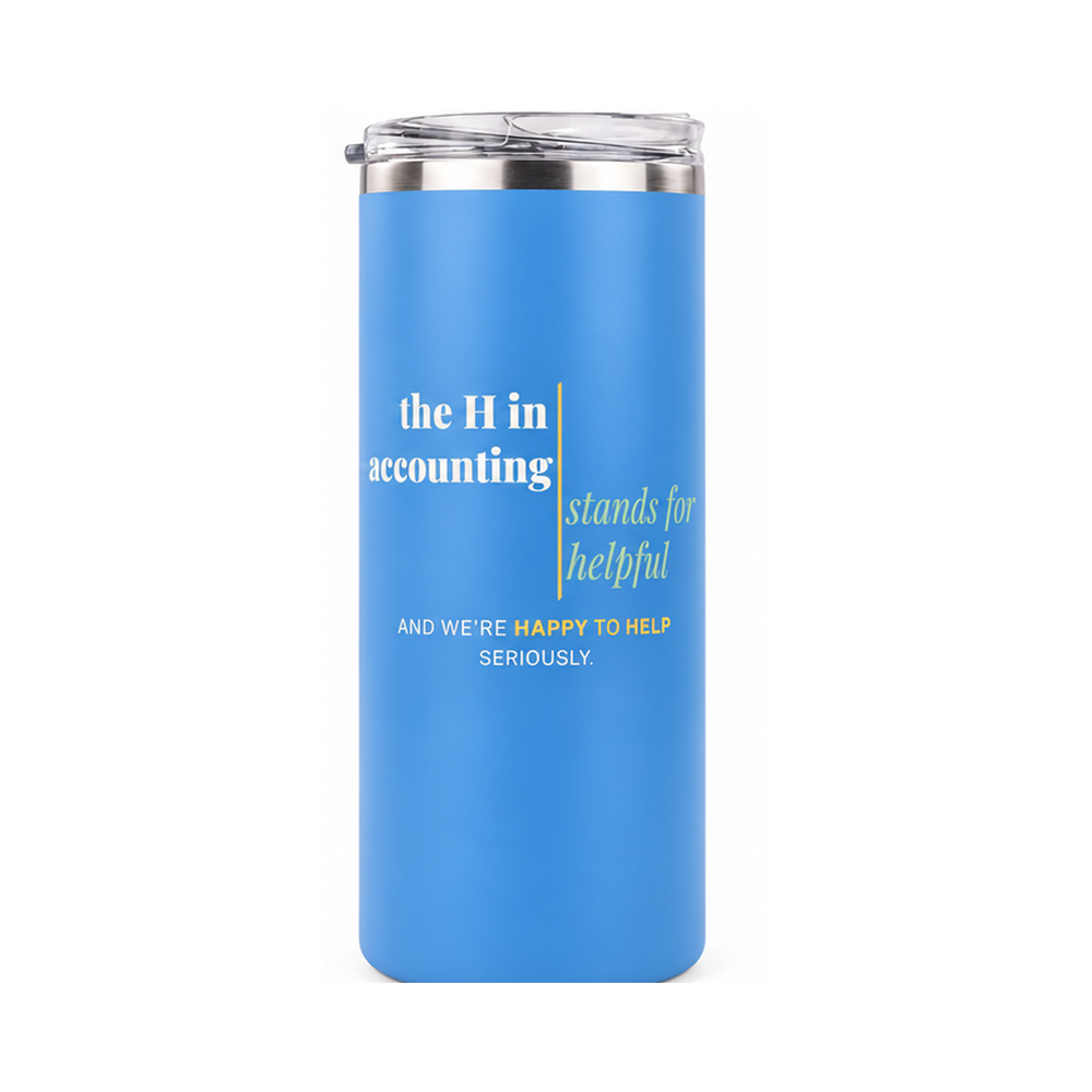 The H in Accounting | 20 oz Skinny Tumbler
