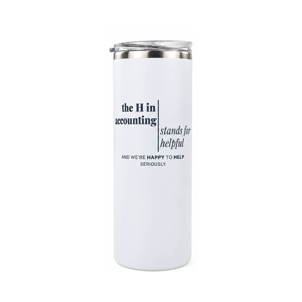 The H in Accounting | 20 oz Skinny Tumbler