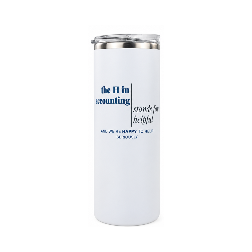 The H in Accounting | 20 oz Skinny Tumbler