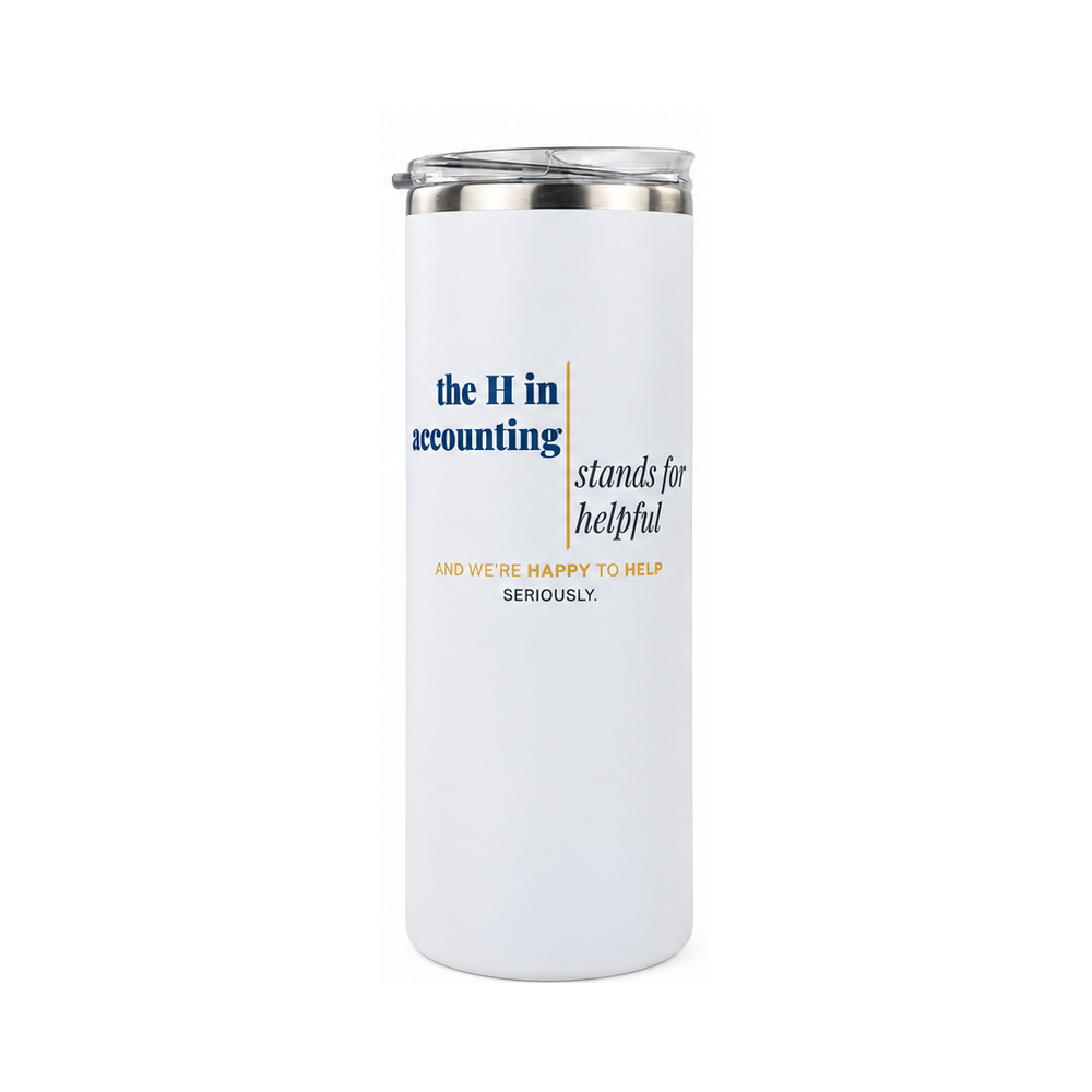 The H in Accounting | 20 oz Skinny Tumbler